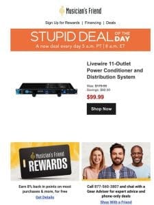 Stupid Deal of the Day now available!