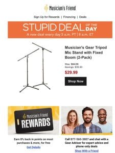 Stupid Deal of the Day now available!