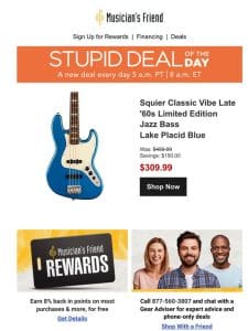 Stupid Deal of the Day now available!