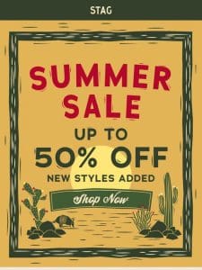 Summer Sale: New Styles Added!