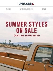 Summer Sale Styles In Your Size! ??