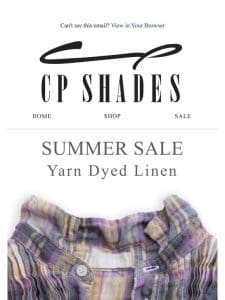 Summer Sale – Yarn Dyed Linen