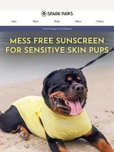 Sunscreen for Sensitive Skin Pups