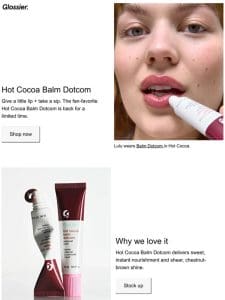 Surprise! Hot Cocoa Balm Dotcom is here