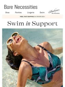 Swim In Support: Dive Into Bra-Sized Swim