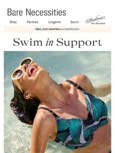 Swim That Suits You， With Bra Support