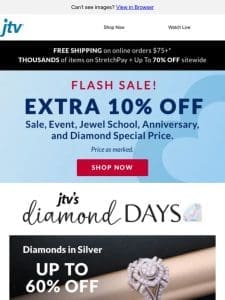 Take advantage of Diamond Days!