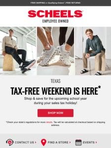 Tax-Free Weekend Is Here!