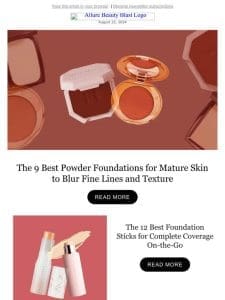 The 9 Best Powder Foundations for Mature Skin to Blur Fine Lines and Texture