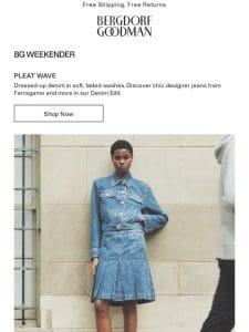 The BG Weekender: Dressed-Up Denim