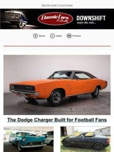 The Dodge Charger Built for Football Fans