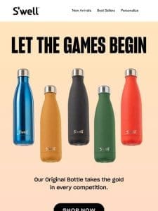 The Original Bottle Was Built For Champions