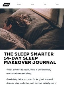 The Sleep Smarter 14-Day Sleep Makeover Journal