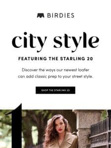 The Starling 20: city style edition