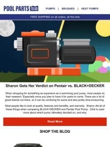 The Verdict: Pentair vs. BLACK+DECKER