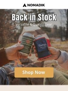 The Wait is Over – Back in Stock Items