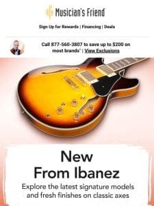 The latest from Ibanez