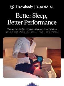 Therabody x Garmin challenge you to sleep better