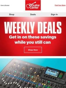 These weekly deals are heating up