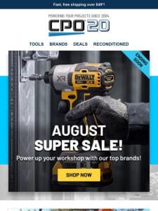 Time’s Running Out: August Super Sale Ends Soon!