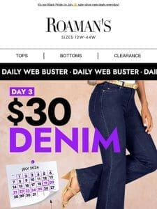 Today’s Daily Web Buster Deal: $30 DENIM! ?