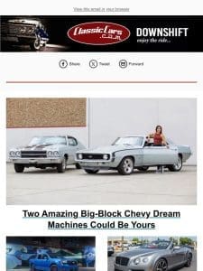 Two Amazing Big-Block Chevy Dream Machines Could Be Yours