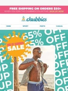 UP TO 65% OFF SWIM TRUNKS