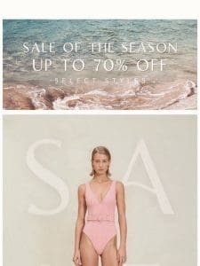 UP TO 70% OFF! SUMMER SALE IS NOW LIVE