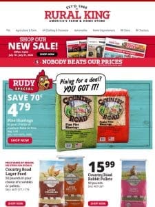 Unbeatable Livestock Deals: Pine Savings， Chicken Feed， Horse Pellets & More!