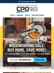 Unlock $500 in Discounts on Woodworking Essentials!