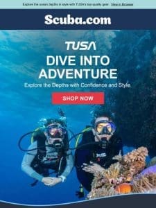 Unlock The Best Underwater Adventures with TUSA