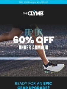 Up To 68% OFF Under Armour Gear! ?