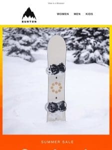 Up to 50% Off Snowboards