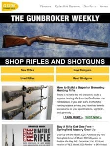 Upgrade Your Rifle and Shotguns for the Upcoming Hunting Season