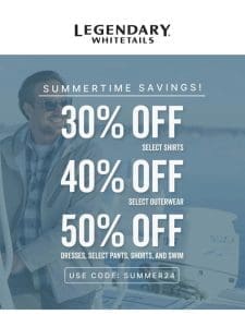 Valued Customer Summertime Savings! Save up to 50%