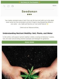 WIN $100 TO SPEND AT SEEDSMAN + 2 BOOKS BY MR.GROW IT