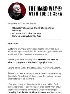 What You Can Learn from Olympic Athletes