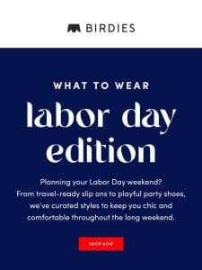 What to wear: Labor Day edition