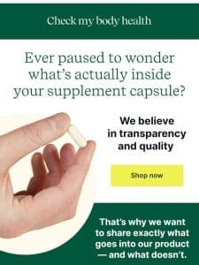 What’s inside your supplements?