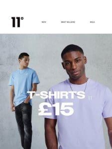 You Asked， We Delivered | T-Shirts For £15