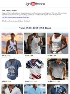 Your Early Access to Men’s Tees & Tank Tops Discounts Inside