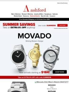 Your Next Movado is Here!