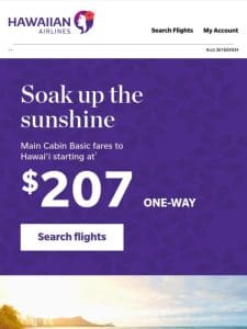 Your next Hawai‘i vacation is a breeze with these fares