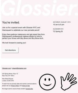 You’re invited! Glossier x Glamsquad