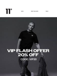 You’ve Reached VIP Status | Here’s 20% Off!