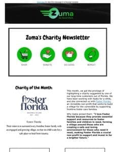 Zuma’s Charity Newsletter