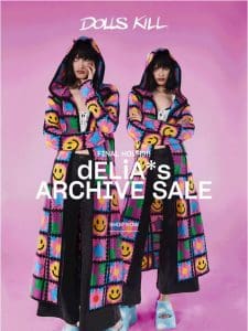 dELiA*s ARCHIVE SALE is ending..