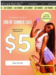 re: Sale Styles from $5 + 30% Off Clearance