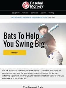 ⚾️  The Top Bats to Fit Your Game!