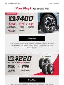 ✨NEW Tire Deals you can’t pass up!✨